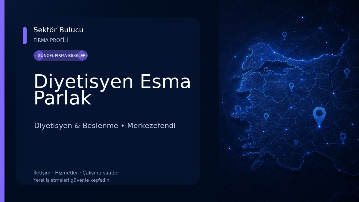 Diyetisyen Esma Parlak Diyetisyen & Beslenme