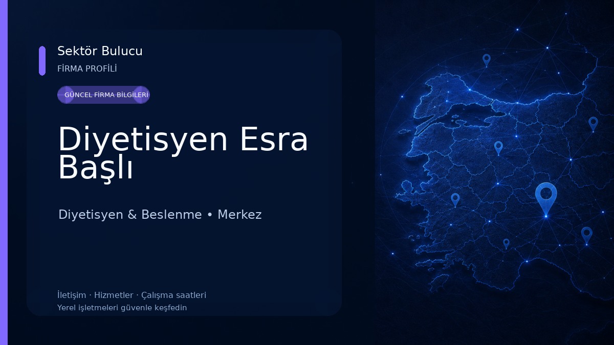 Diyetisyen Esra Başlı Diyetisyen & Beslenme
