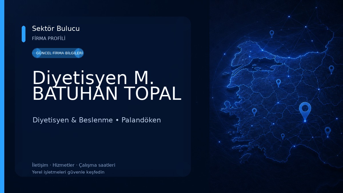 Diyetisyen M. BATUHAN TOPAL Diyetisyen & Beslenme