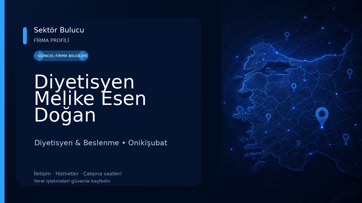 Diyetisyen Melike Esen Doğan 
