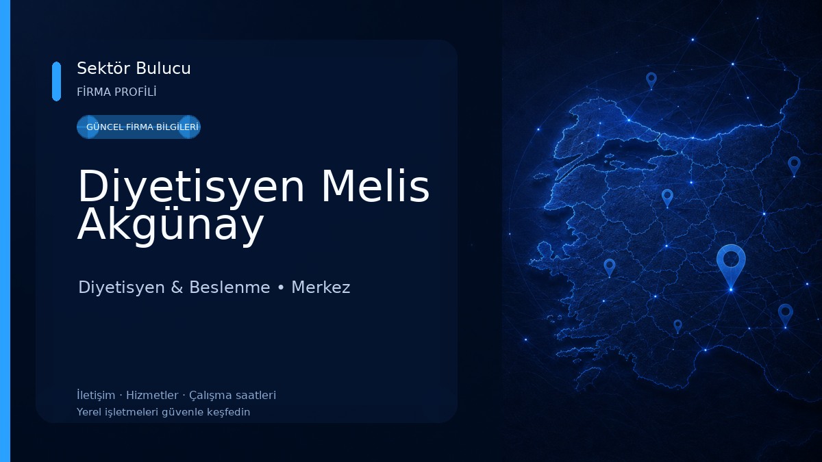 Diyetisyen Melis Akgünay Diyetisyen & Beslenme