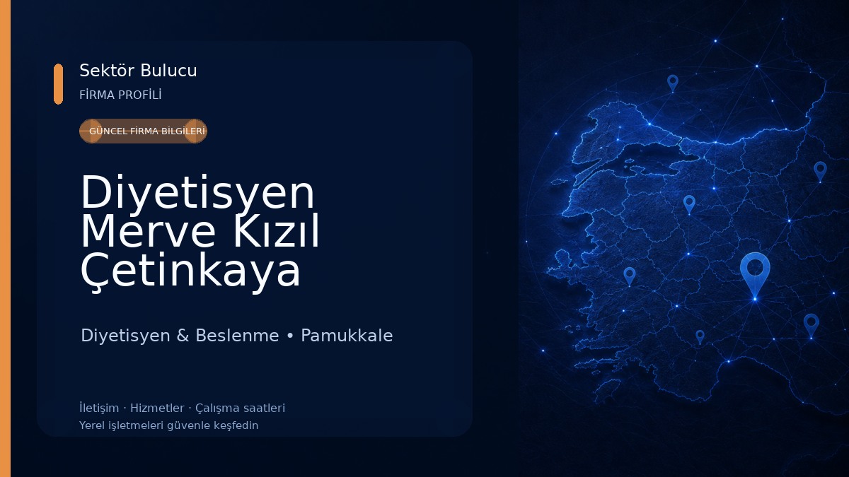 Diyetisyen Merve Kızıl Çetinkaya Diyetisyen & Beslenme