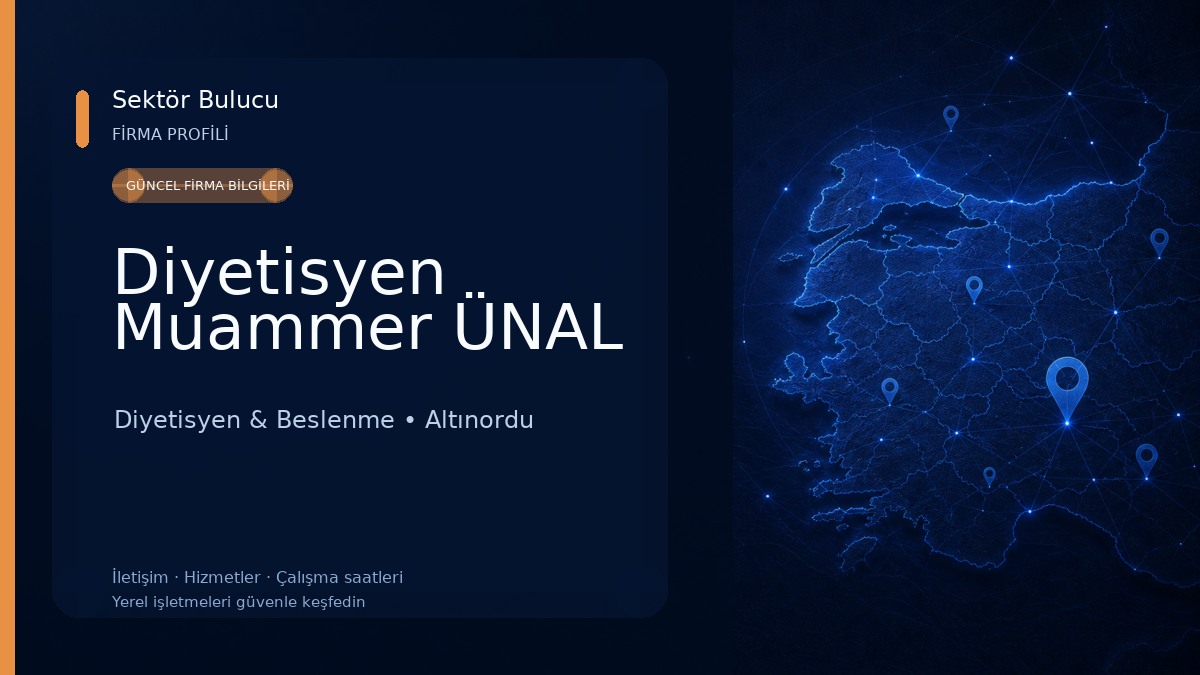 Diyetisyen Muammer ÜNAL 