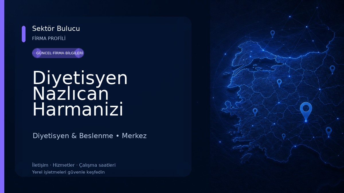 Diyetisyen Nazlıcan Harmanizi Diyetisyen & Beslenme