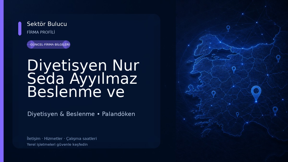 Diyetisyen Nur Seda Ayyılmaz Beslenme ve Diyet Danışmanlığı