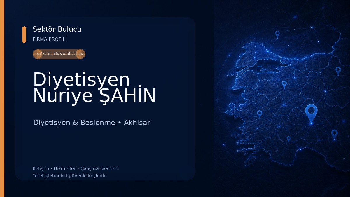 Diyetisyen Nuriye ŞAHİN Diyetisyen & Beslenme