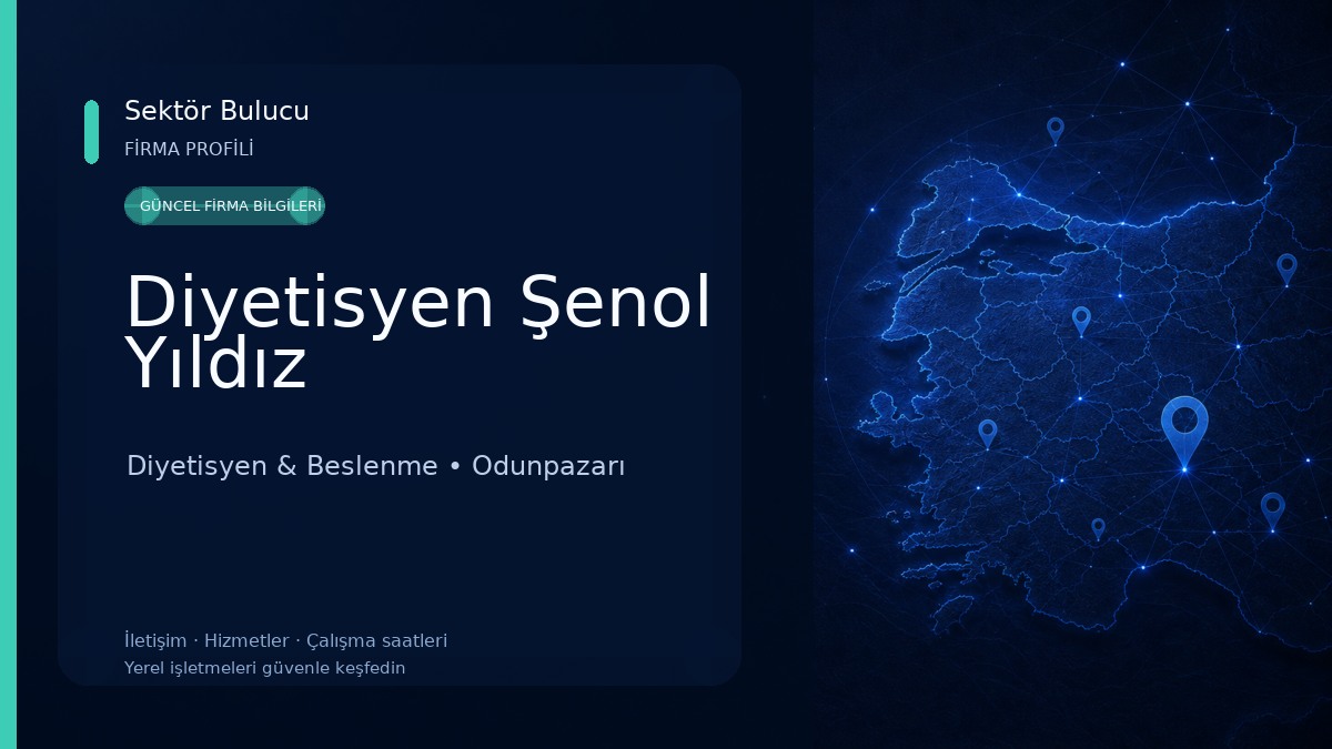 Diyetisyen Şenol Yıldız 