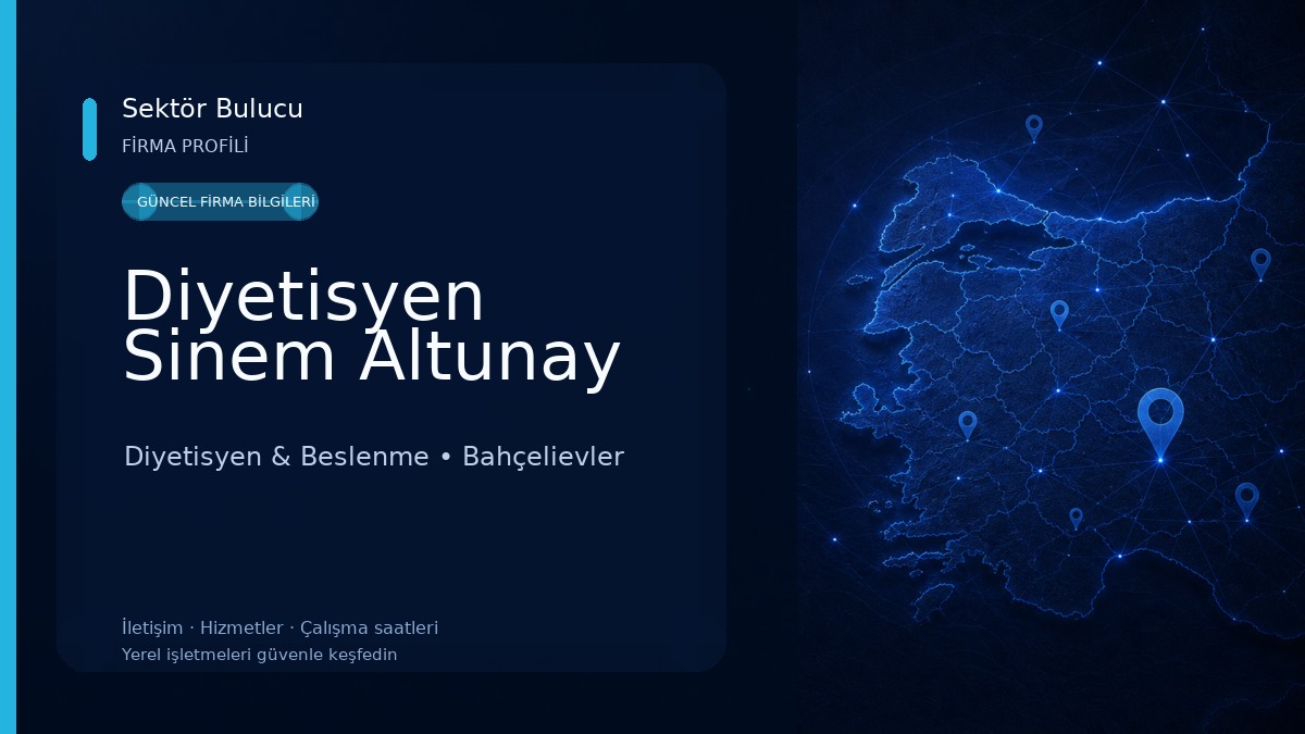 Diyetisyen Sinem Altunay