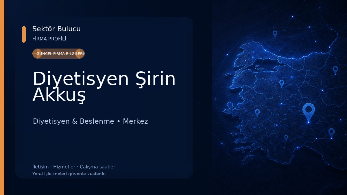 Diyetisyen Şirin Akkuş 