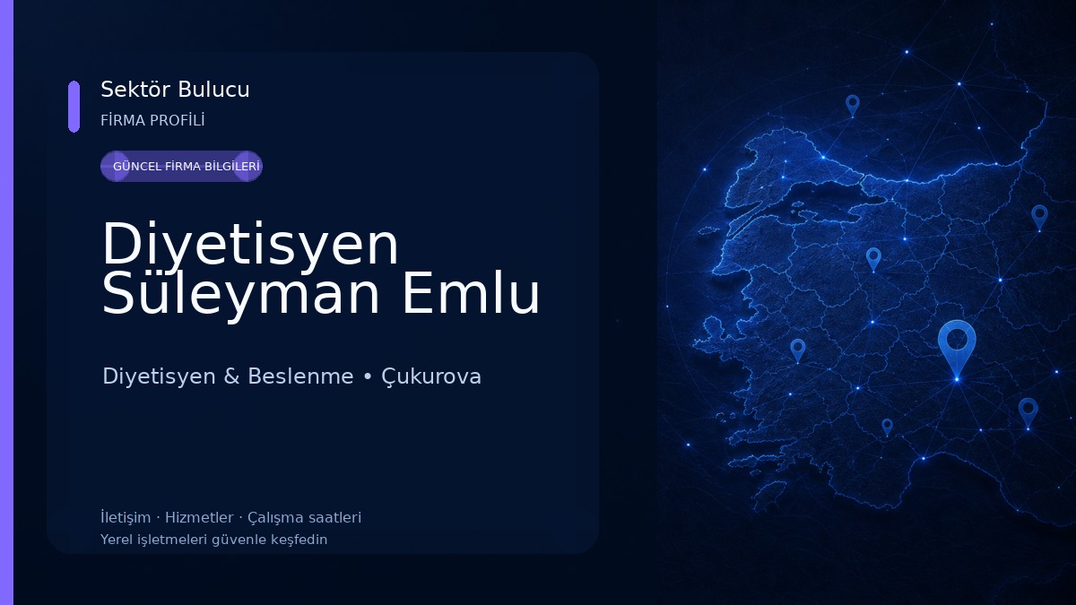 Diyetisyen Süleyman Emlu