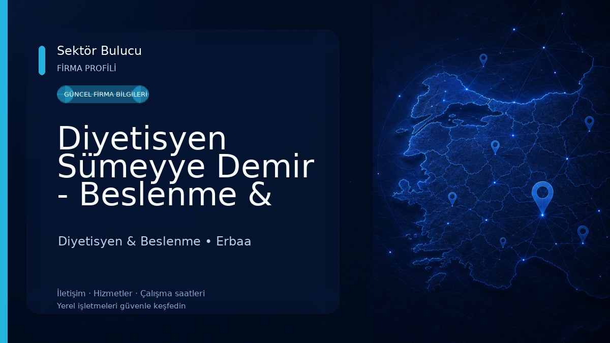 Diyetisyen Sümeyye Demir - Beslenme & Diyet Danışmanlığı