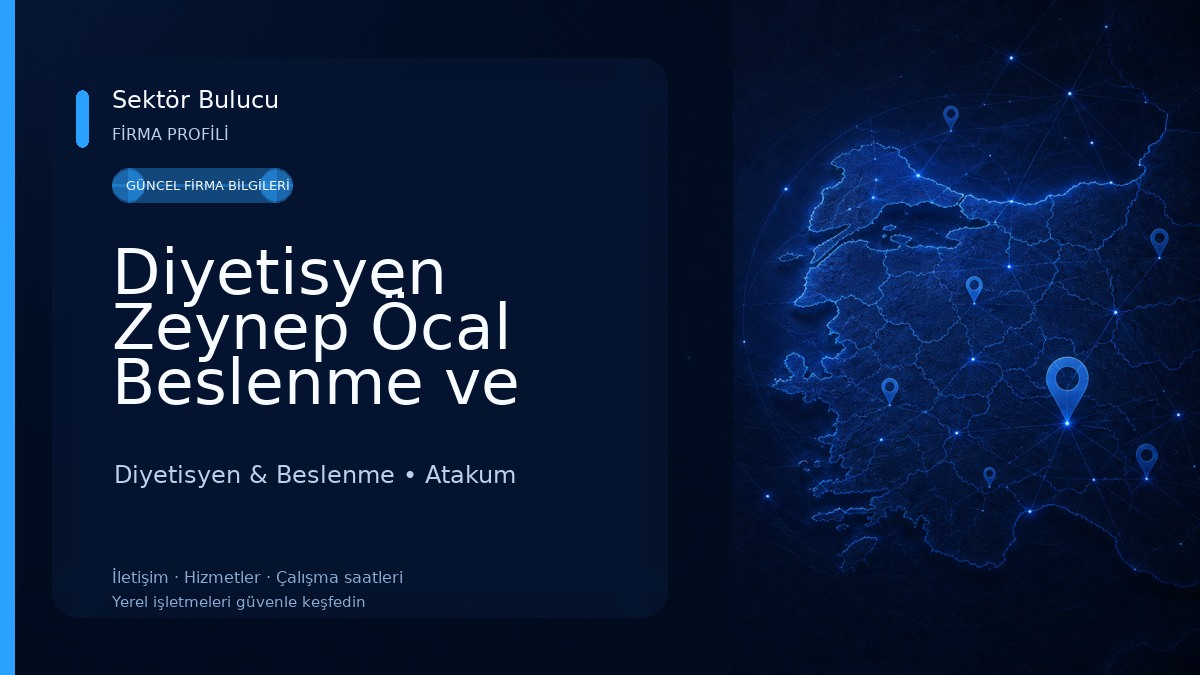 Diyetisyen Zeynep Öcal Beslenme ve Diyet Danışmanlığı