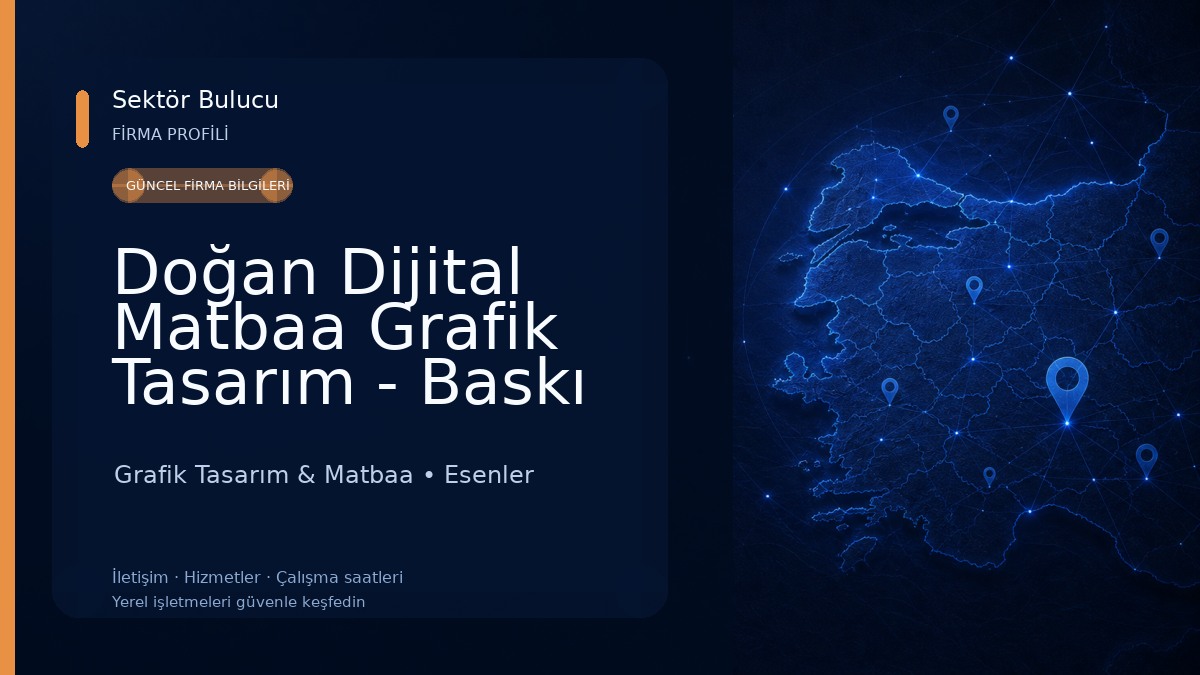 Doğan Dijital Matbaa Grafik Tasarım - Baskı Hizmetleri