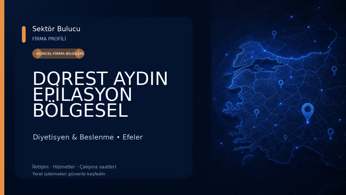 DOREST AYDIN EPİLASYON BÖLGESEL İNCELME CİLT BAKIMI