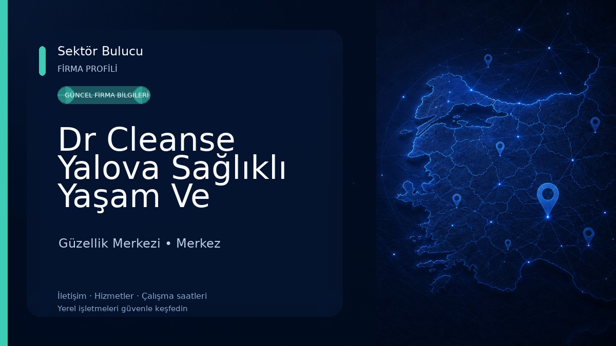 Dr Cleanse Yalova Sağlıklı Yaşam Ve Güzellik Merkezi Güzellik Merkezi