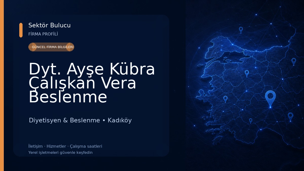 Dyt. Ayşe Kübra Çalışkan Vera Beslenme Danışmanlık