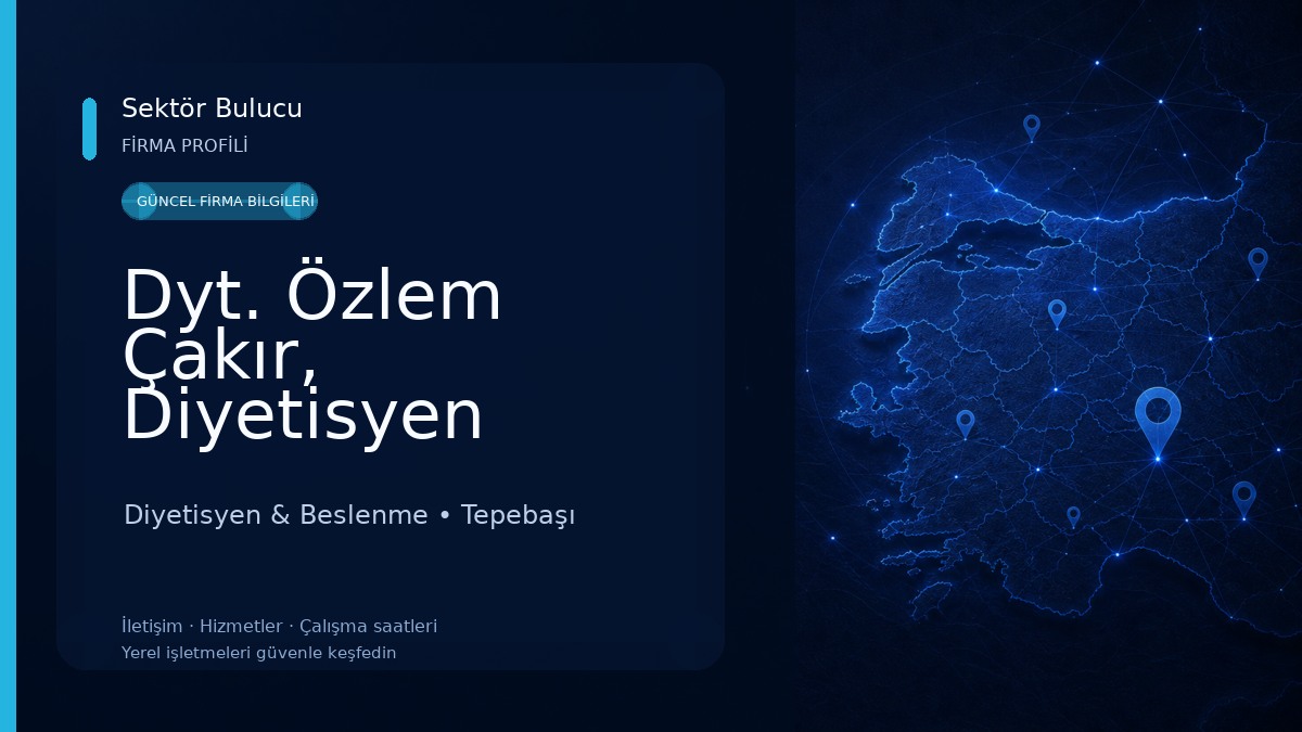 Dyt. Özlem Çakır, Diyetisyen Diyetisyen & Beslenme