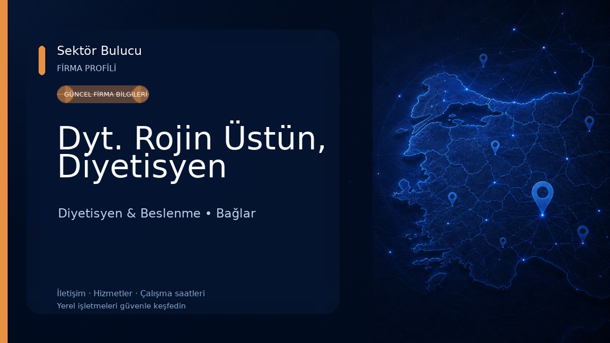Dyt. Rojin Üstün, Diyetisyen Diyetisyen & Beslenme