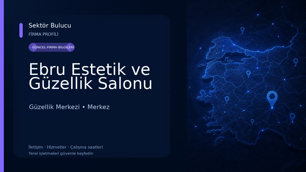 Ebru Estetik ve Güzellik Salonu Güzellik Merkezi