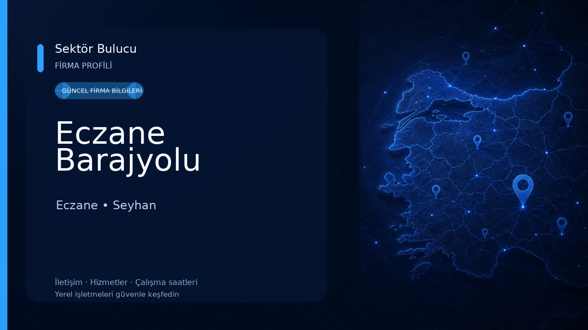 Eczane Barajyolu