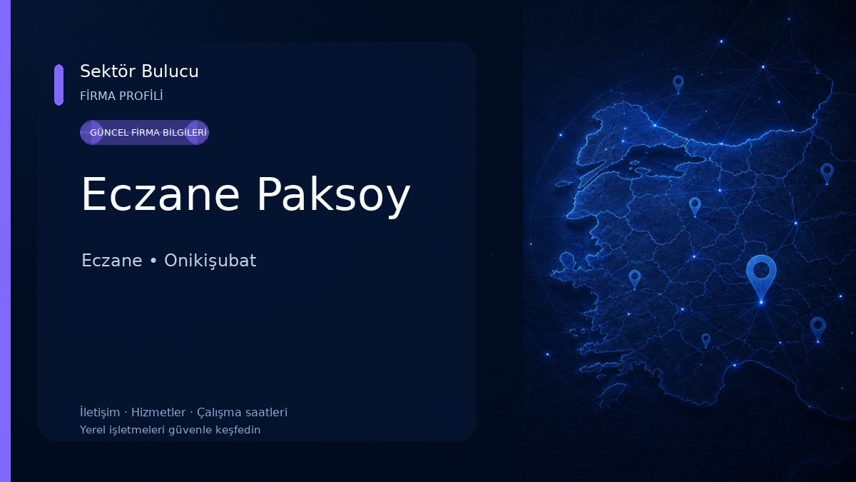 Eczane Paksoy