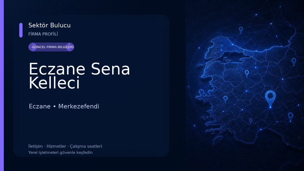 Eczane Sena Kelleci