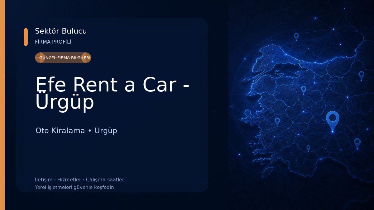 Efe Rent a Car - Ürgüp Oto Kiralama