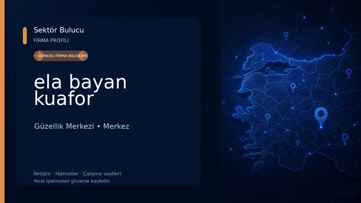 ela bayan kuafor Güzellik Merkezi