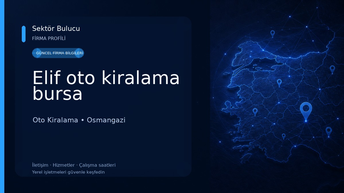 Elif oto kiralama bursa Oto Kiralama