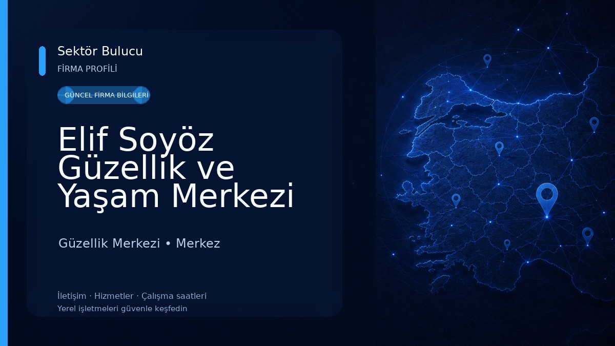 Elif Soyöz Güzellik ve Yaşam Merkezi Güzellik Merkezi