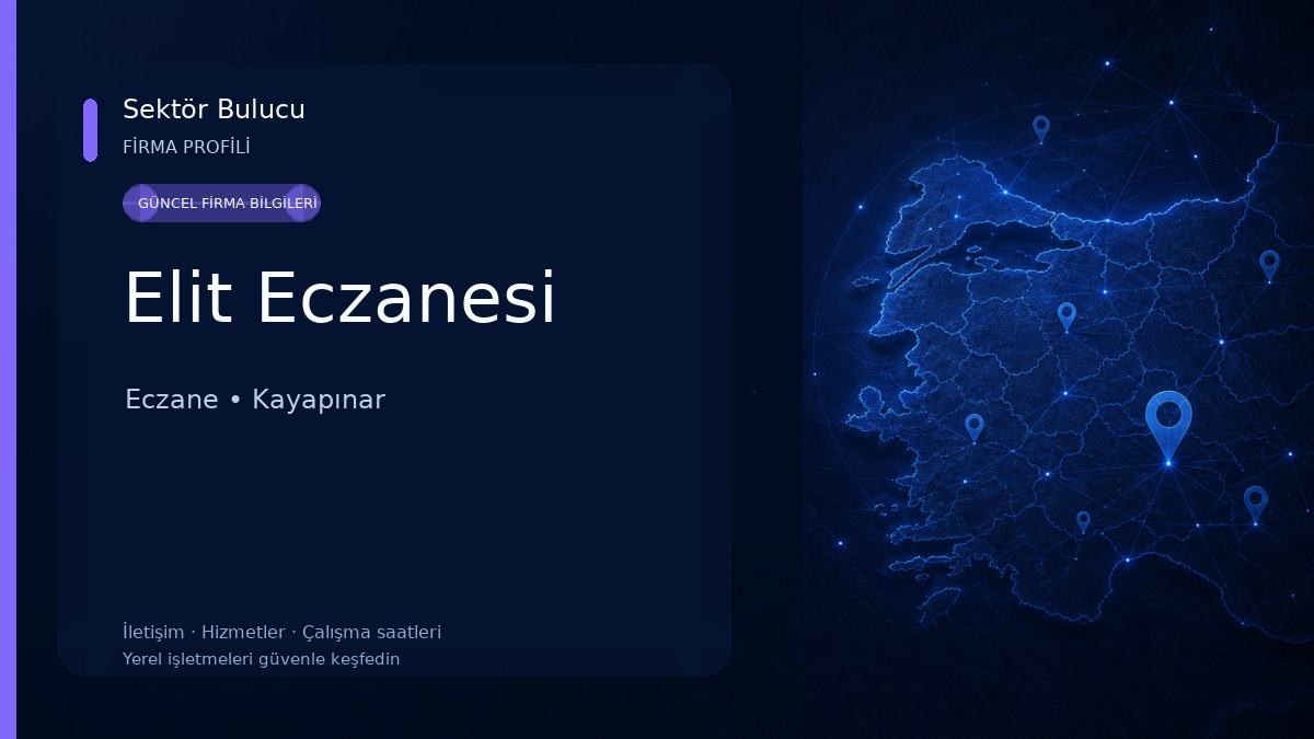 Elit Eczanesi Eczane