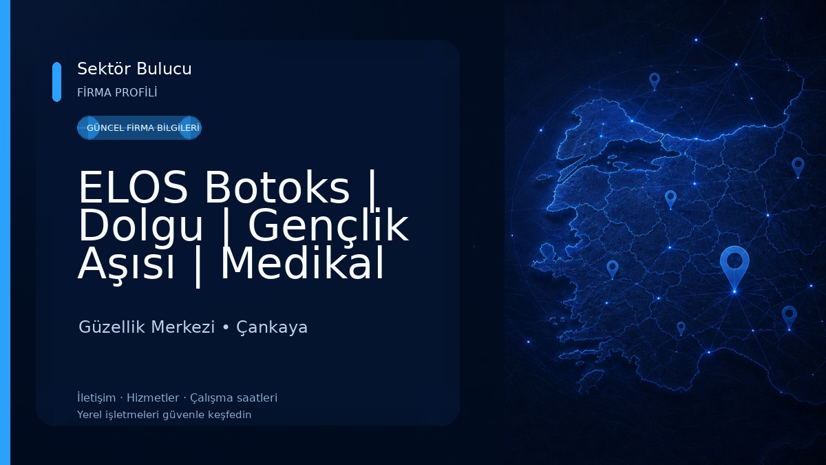 ELOS Botoks | Dolgu | Gençlik Aşısı | Medikal Estetik İşlemler | Dövme Silme | Lazer Epilasyon