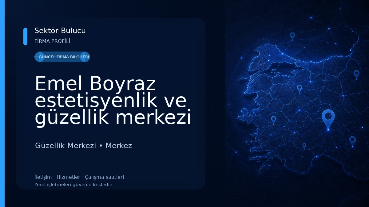 Emel Boyraz estetisyenlik ve güzellik merkezi