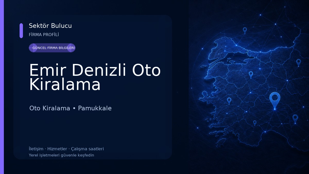 Emir Denizli Oto Kiralama Oto Kiralama