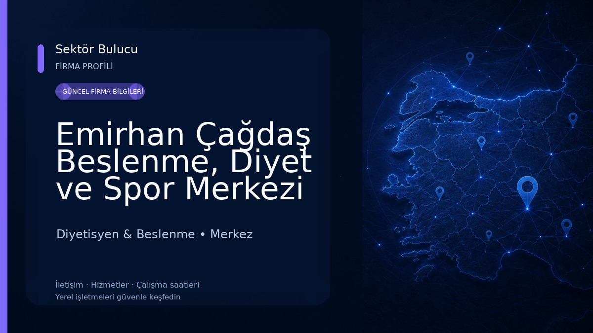 Emirhan Çağdaş Beslenme, Diyet ve Spor Merkezi Diyetisyen & Beslenme
