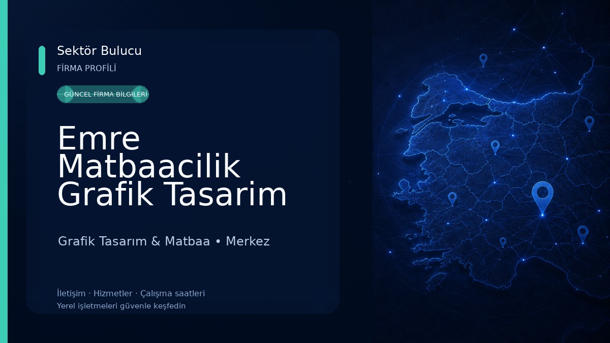 Emre Matbaacilik Grafik Tasarim