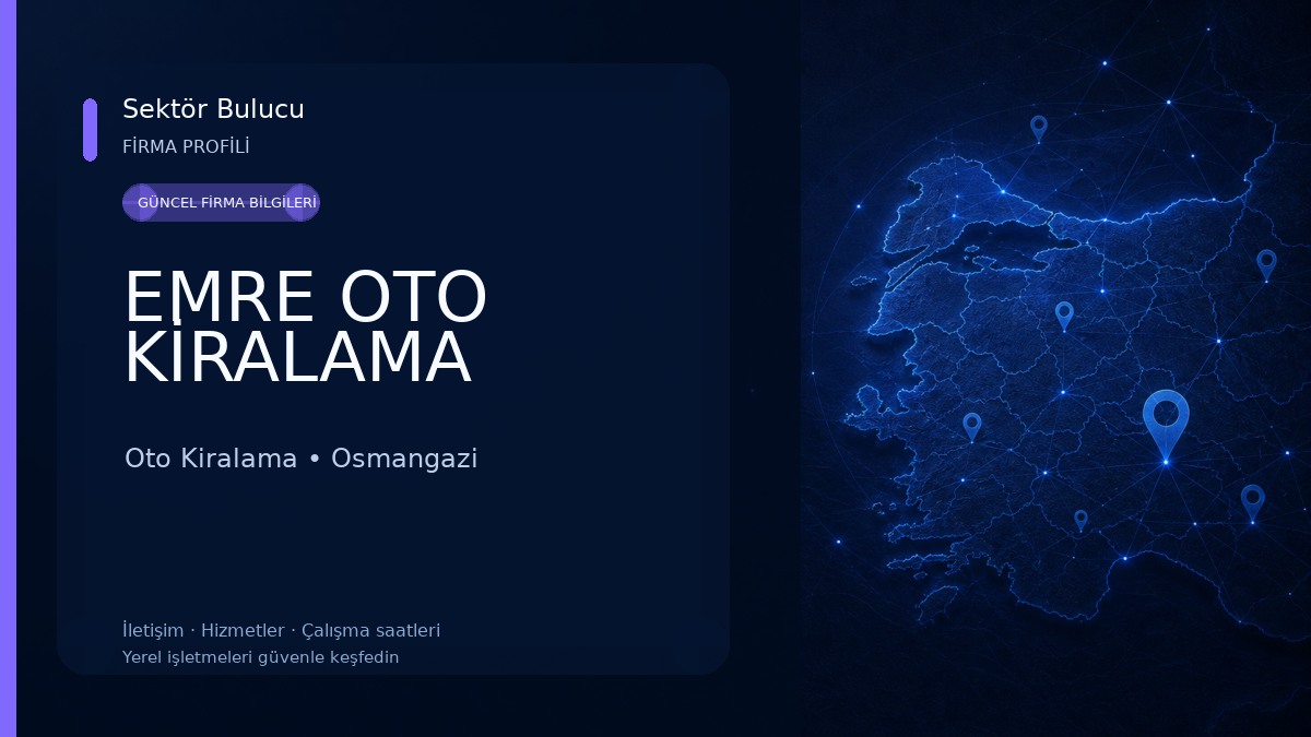EMRE OTO KİRALAMA Oto Kiralama