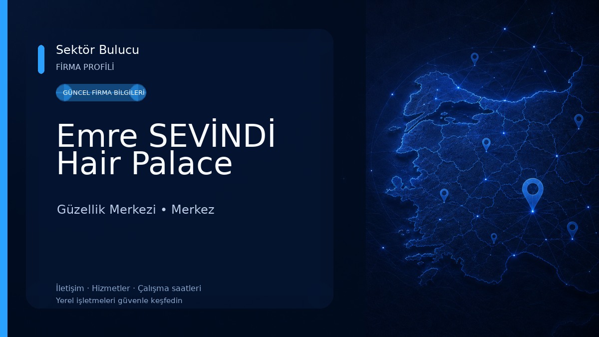 Emre SEVİNDİ Hair Palace Güzellik Merkezi