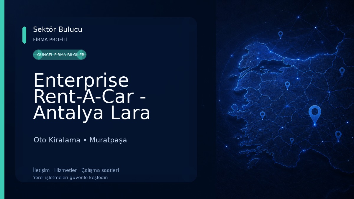 Enterprise Rent-A-Car - Antalya Lara Araç Kiralama Oto Kiralama