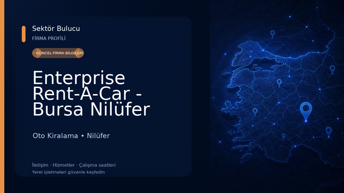 Enterprise Rent-A-Car - Bursa Nilüfer Araç Kiralama Oto Kiralama