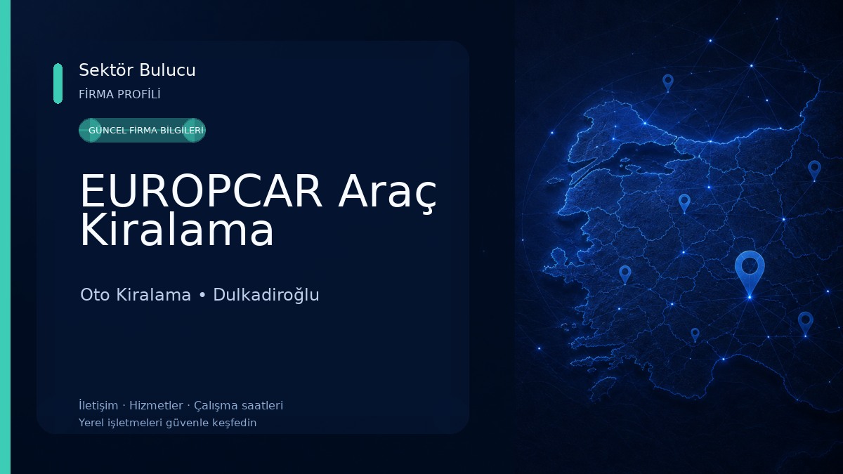 EUROPCAR Araç Kiralama Oto Kiralama