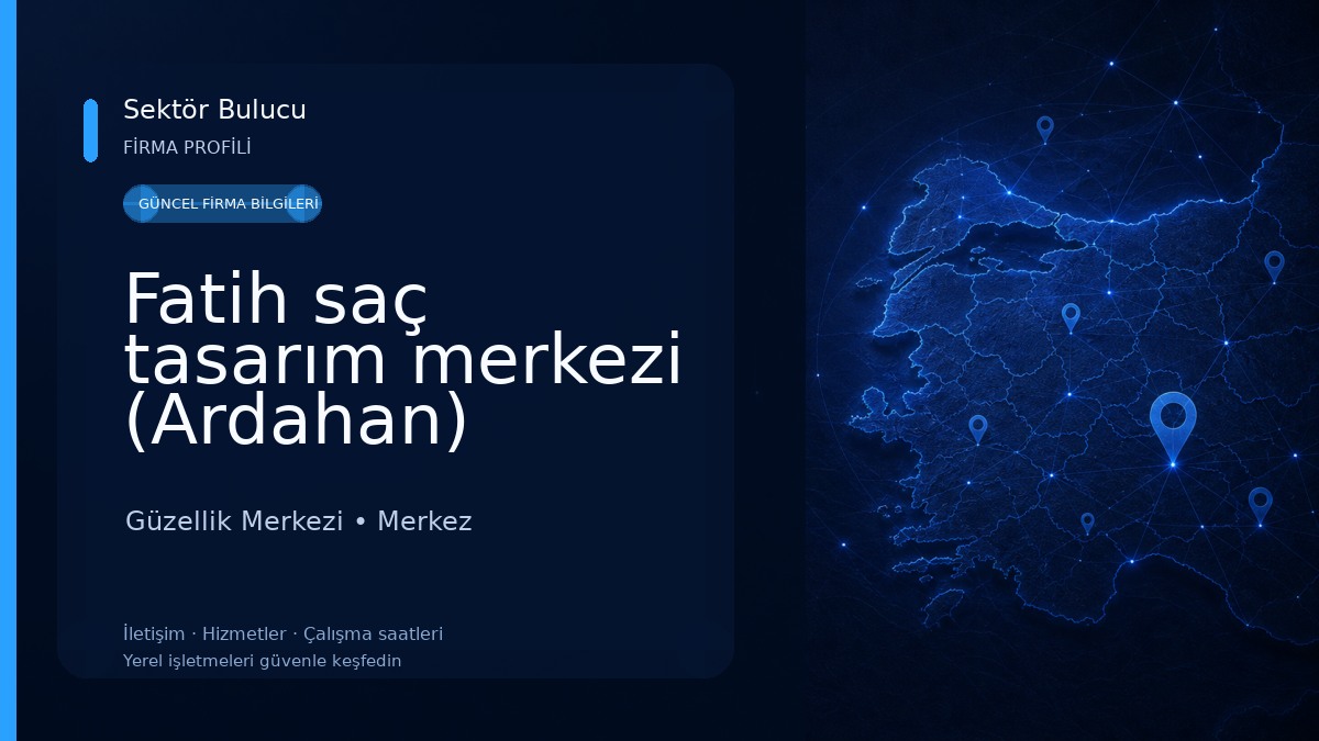 Fatih saç tasarım merkezi (Ardahan) 