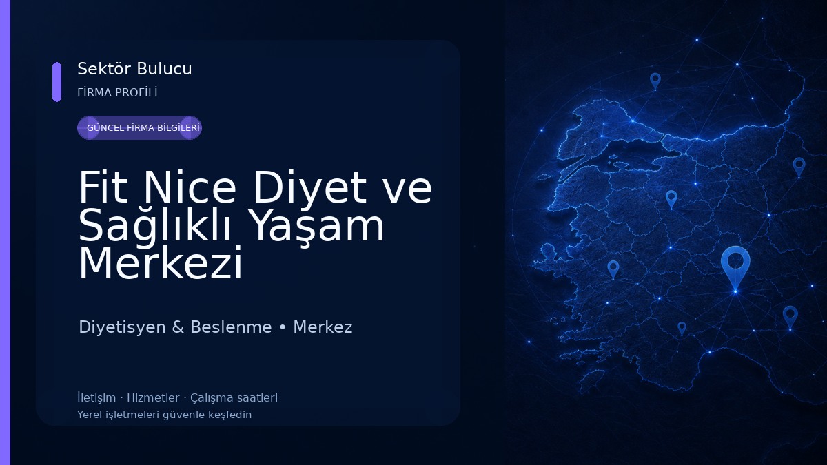Fit Nice Diyet ve Sağlıklı Yaşam Merkezi 