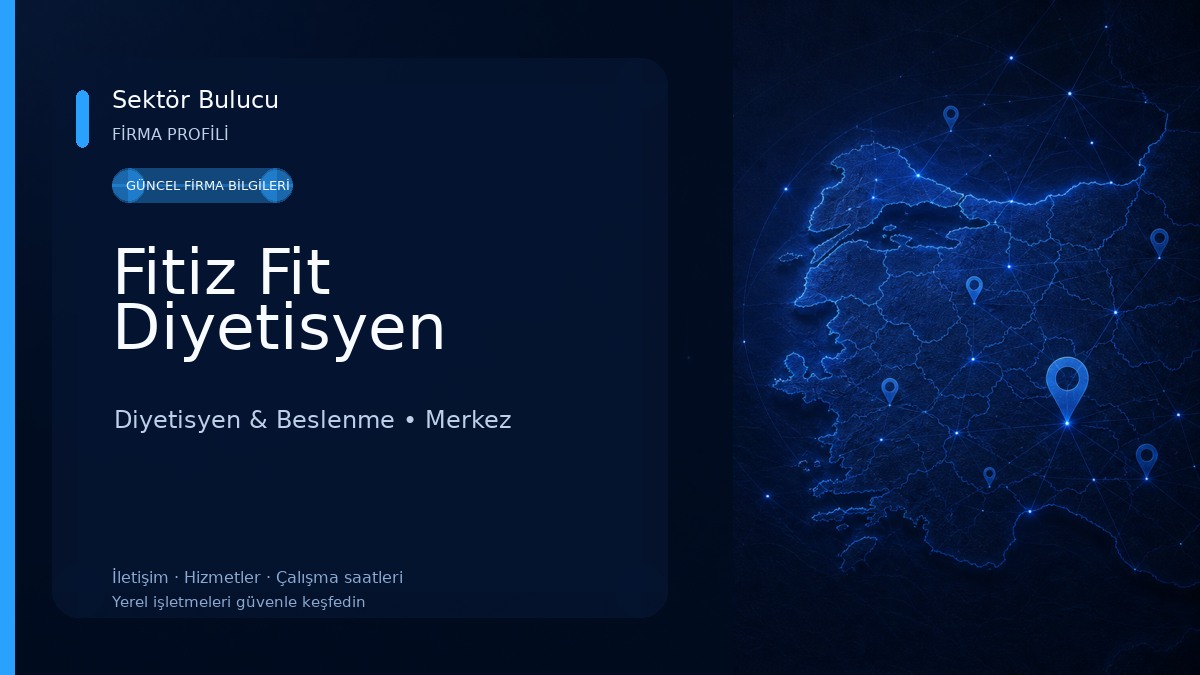 Fitiz Fit Diyetisyen Diyetisyen & Beslenme