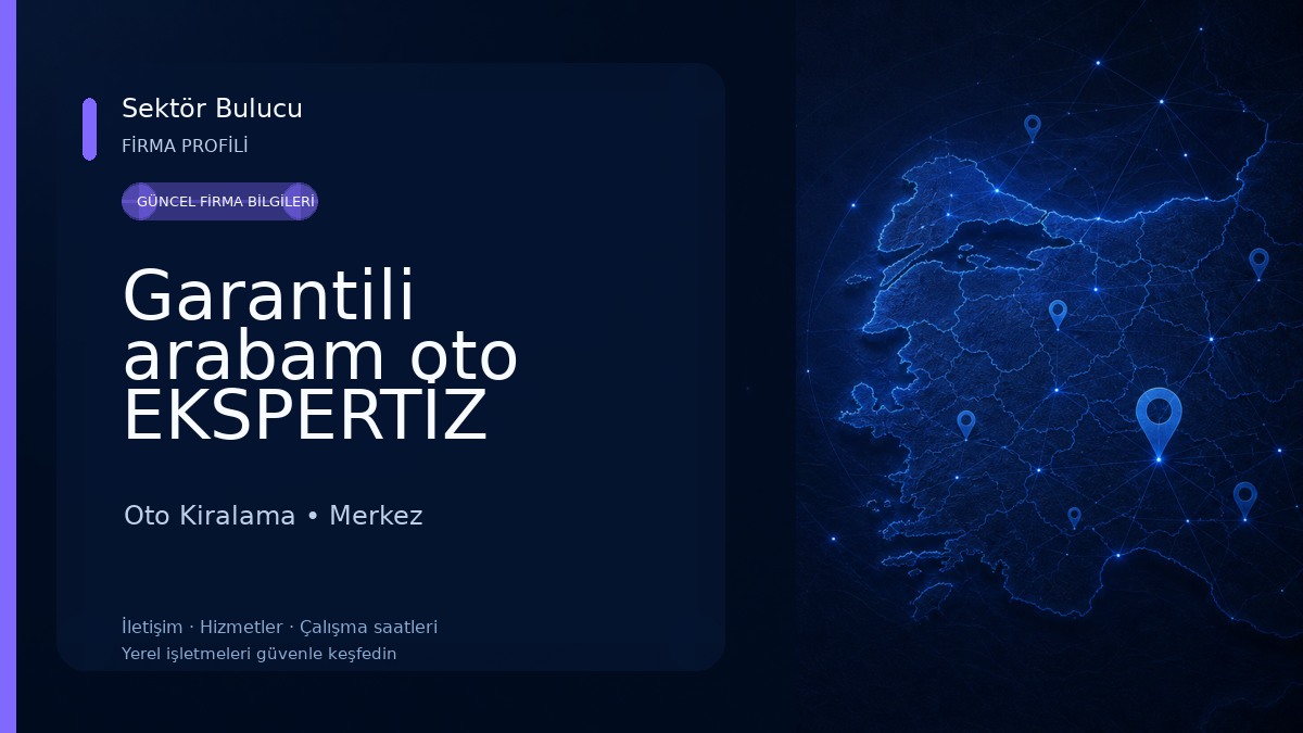 Garantili arabam oto EKSPERTİZ Oto Kiralama