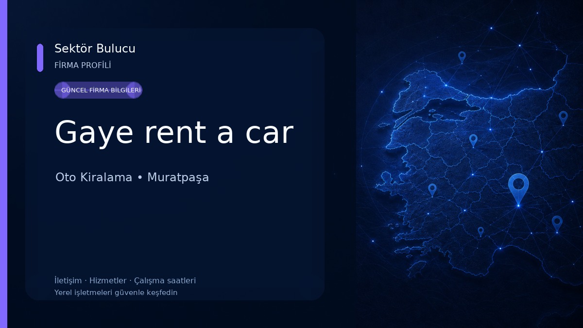 Gaye rent a car Oto Kiralama