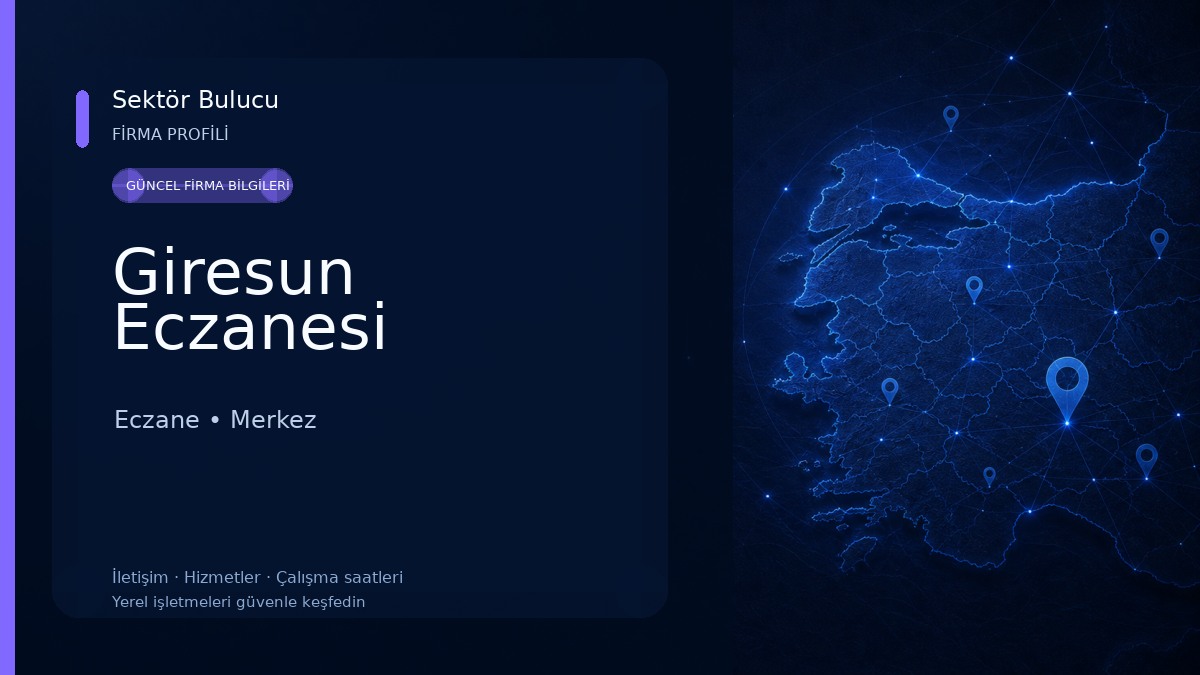 Giresun Eczanesi Eczane