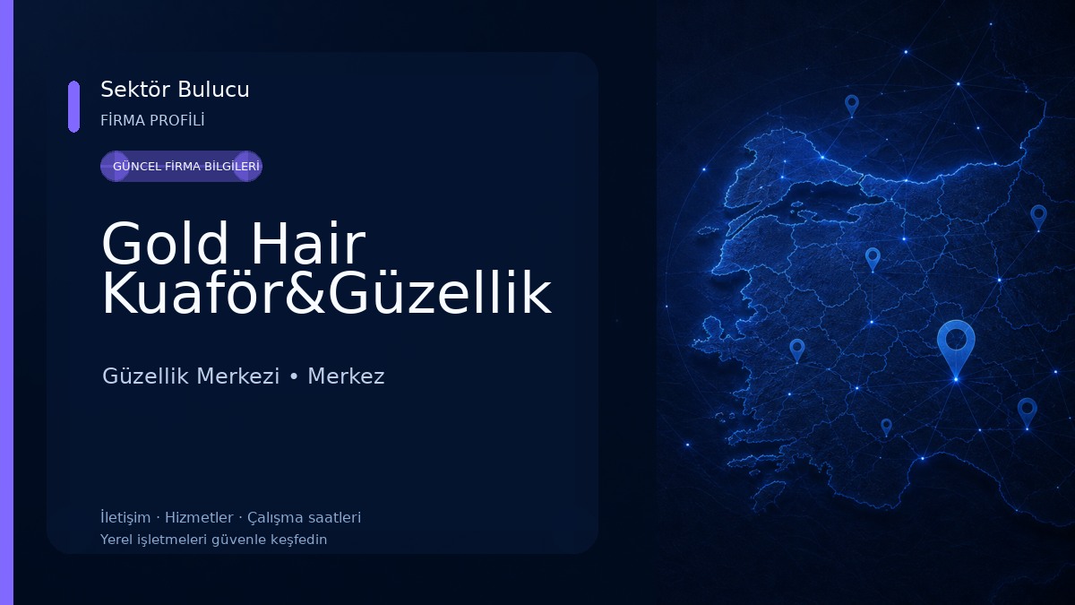 Gold Hair Kuaför&Güzellik Güzellik Merkezi