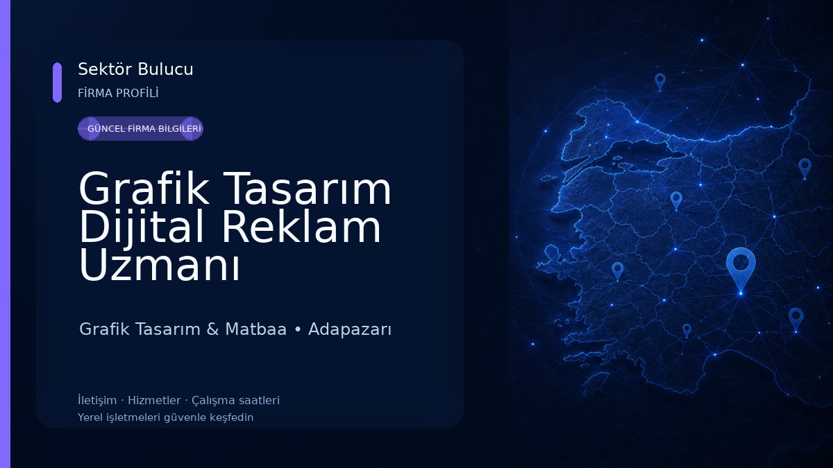 Grafik Tasarım Dijital Reklam Uzmanı Grafik Tasarım & Matbaa