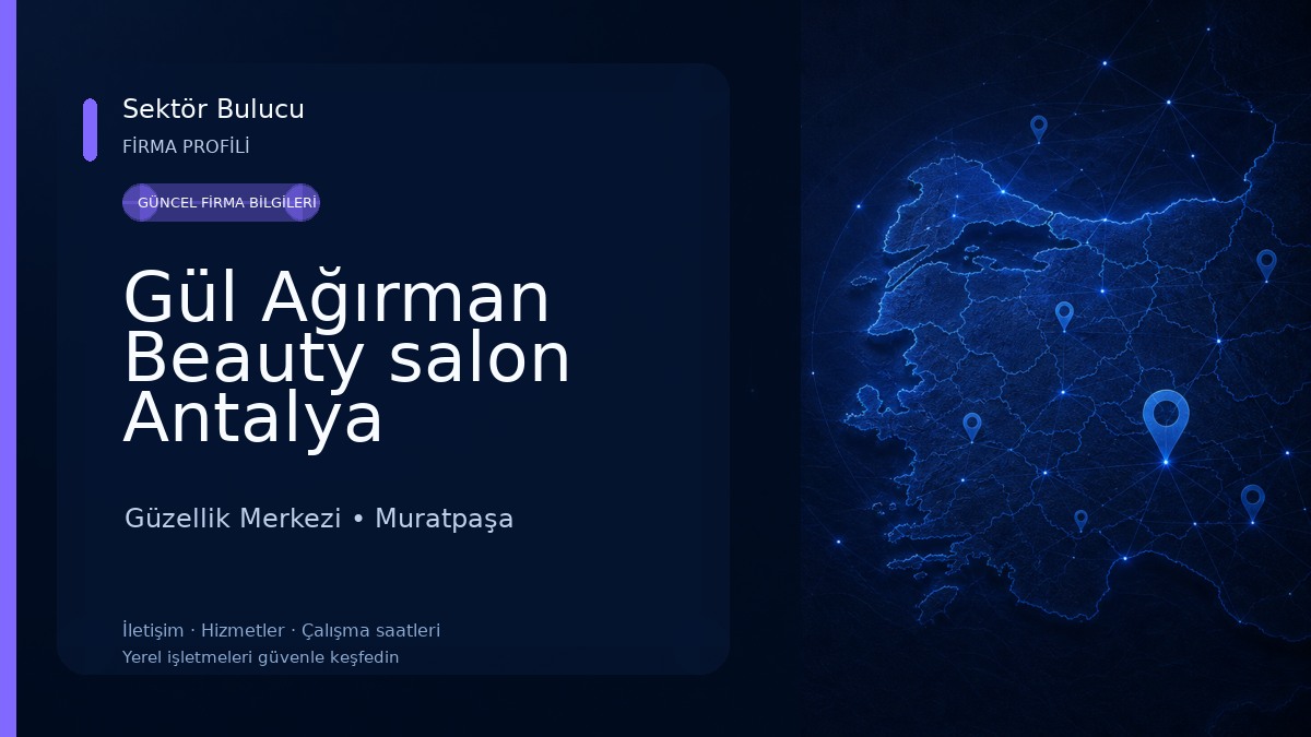 Gül Ağırman Beauty salon Antalya Güzellik Merkezi
